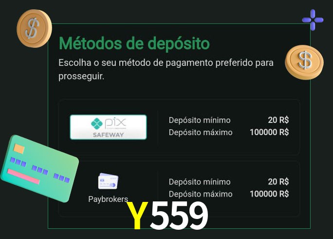 O cassino Y559 oferece uma grande variedade de métodos de pagamento