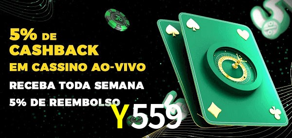 Promoções do cassino ao Vivo Y559
